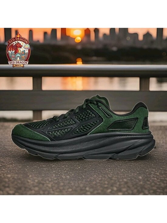 Hoka One One Clifton One9 1155370 FSTG Black Green Forest - Men\'s 8.5 Women 9.5 main image 8